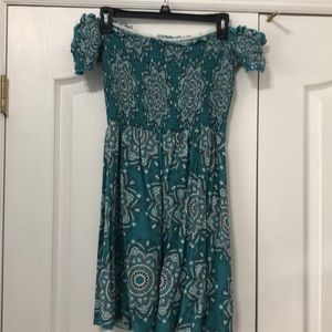 Off the Shoulder Mini Dress